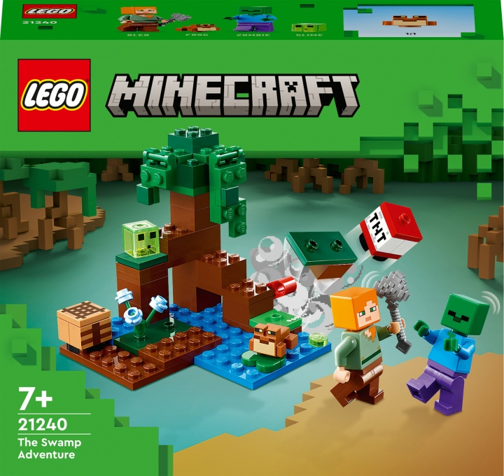 LEGO Minecraft 21240 - The Swamp Adventure in de groep SPEELGOED, KINDER- & BABYPRODUCTEN / Speelgoed / Bouwspeelgoed / Lego bij TP E-commerce Nordic AB (C33372)