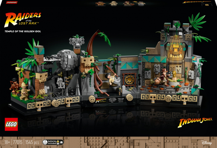 LEGO Indiana Jones 77015 - Temple of the Golden Idol in de groep SPEELGOED, KINDER- & BABYPRODUCTEN / Speelgoed / Bouwspeelgoed / Lego bij TP E-commerce Nordic AB (C33407)