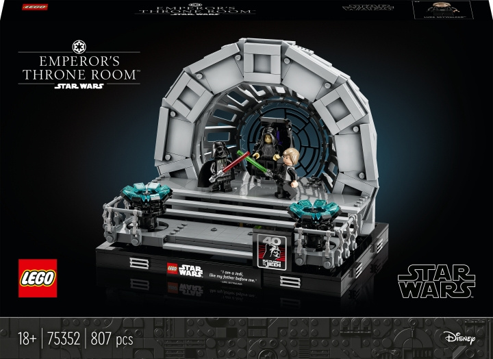 LEGO Star Wars 75352 - Emperor\'s Throne Room™ Diorama in de groep SPEELGOED, KINDER- & BABYPRODUCTEN / Speelgoed / Bouwspeelgoed / Lego bij TP E-commerce Nordic AB (C33414)