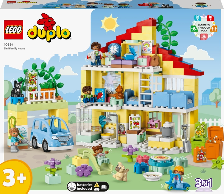 LEGO DUPLO Town 10994 - 3in1 Family House in de groep SPEELGOED, KINDER- & BABYPRODUCTEN / Speelgoed / Bouwspeelgoed / Lego bij TP E-commerce Nordic AB (C33419)