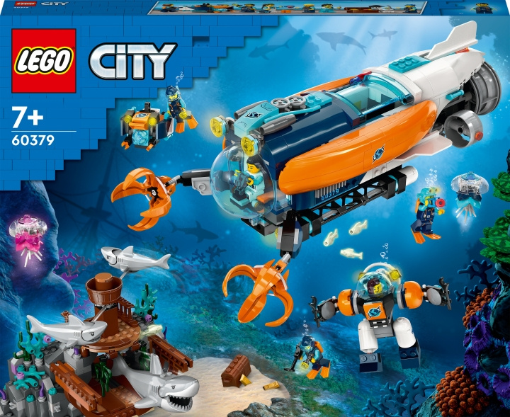 LEGO City Exploration 60379 - Deep-Sea Explorer Submarine in de groep SPEELGOED, KINDER- & BABYPRODUCTEN / Speelgoed / Bouwspeelgoed / Lego bij TP E-commerce Nordic AB (C33427)