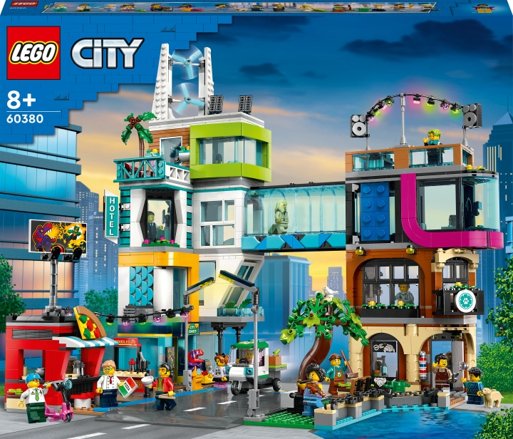 LEGO City My City 60380 - Downtown in de groep SPEELGOED, KINDER- & BABYPRODUCTEN / Speelgoed / Bouwspeelgoed / Lego bij TP E-commerce Nordic AB (C33428)