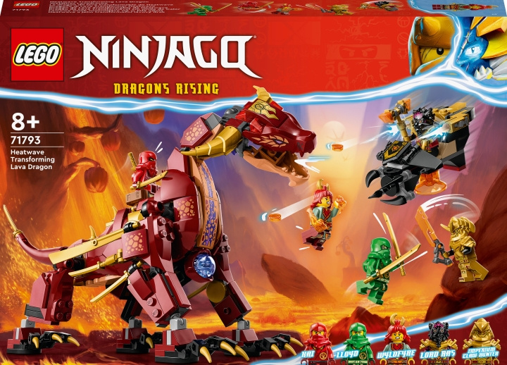 LEGO Ninjago 71793 - Heatwave Transforming Lava Dragon in de groep SPEELGOED, KINDER- & BABYPRODUCTEN / Speelgoed / Bouwspeelgoed / Lego bij TP E-commerce Nordic AB (C33437)