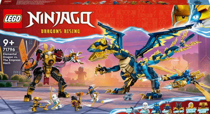 LEGO Ninjago 71796 - Elemental Dragon vs. The Empress Mech in de groep SPEELGOED, KINDER- & BABYPRODUCTEN / Speelgoed / Bouwspeelgoed / Lego bij TP E-commerce Nordic AB (C33439)