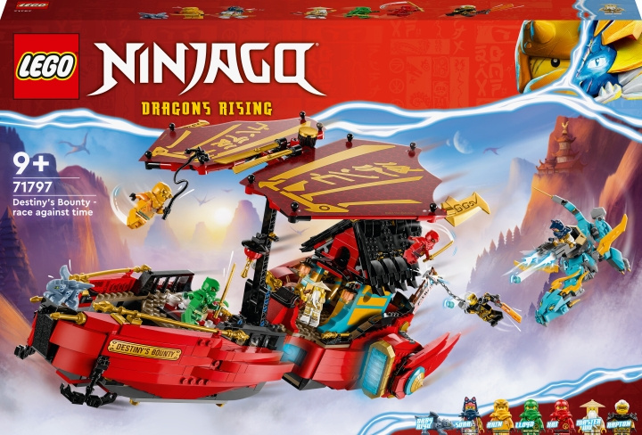 LEGO Ninjago 71797 - Destiny’s Bounty - Race Against Time in de groep SPEELGOED, KINDER- & BABYPRODUCTEN / Speelgoed / Bouwspeelgoed / Lego bij TP E-commerce Nordic AB (C33440)