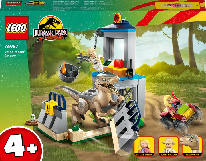 LEGO Jurassic World 76957 - Velociraptor Escape in de groep SPEELGOED, KINDER- & BABYPRODUCTEN / Speelgoed / Bouwspeelgoed / Lego bij TP E-commerce Nordic AB (C33447)