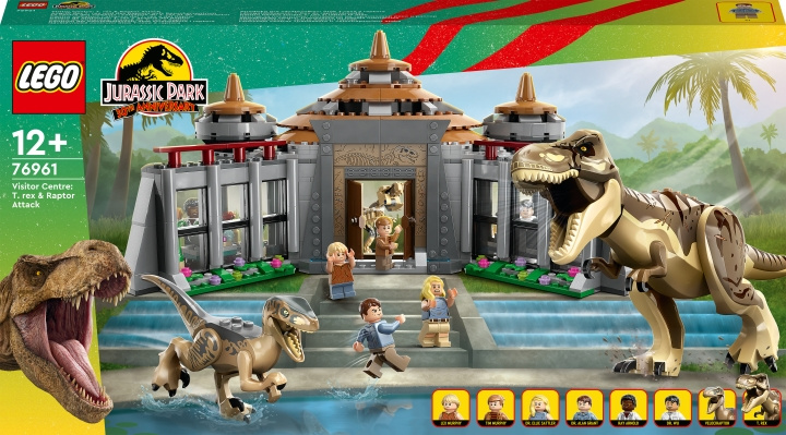 LEGO Jurassic World 76961 - Visitor Center: T. rex & Raptor Attack in de groep SPEELGOED, KINDER- & BABYPRODUCTEN / Speelgoed / Bouwspeelgoed / Lego bij TP E-commerce Nordic AB (C33451)