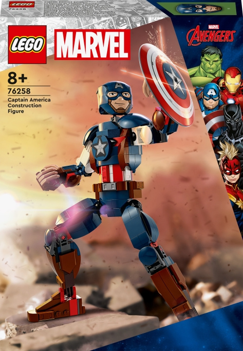 LEGO Super Heroes Marvel 76258 - Captain America Construction Figure in de groep SPEELGOED, KINDER- & BABYPRODUCTEN / Speelgoed / Bouwspeelgoed / Lego bij TP E-commerce Nordic AB (C33455)