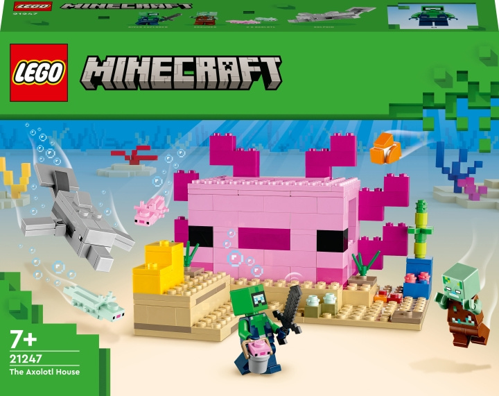 LEGO Minecraft 21247 - The Axolotl House in de groep SPEELGOED, KINDER- & BABYPRODUCTEN / Speelgoed / Bouwspeelgoed / Lego bij TP E-commerce Nordic AB (C33468)