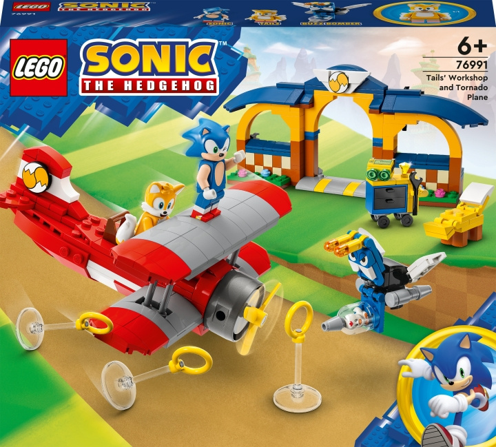 LEGO Sonic the Hedgehog 76991 - Tails\' Workshop and Tornado Plane in de groep SPEELGOED, KINDER- & BABYPRODUCTEN / Speelgoed / Bouwspeelgoed / Lego bij TP E-commerce Nordic AB (C33475)