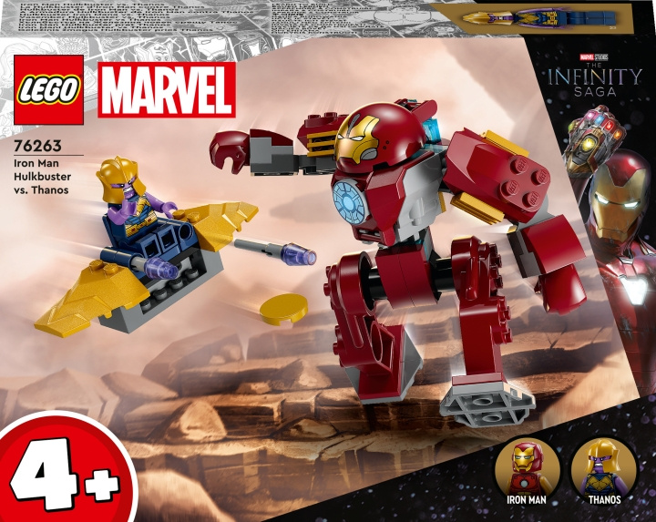 LEGO Super Heroes Marvel 76263 - Iron Man Hulkbuster vs. Thanos in de groep SPEELGOED, KINDER- & BABYPRODUCTEN / Speelgoed / Bouwspeelgoed / Lego bij TP E-commerce Nordic AB (C33491)