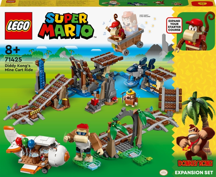 LEGO Super Mario 71425 - Diddy Kong\'s Mine Cart Ride Expansion Set in de groep SPEELGOED, KINDER- & BABYPRODUCTEN / Speelgoed / Bouwspeelgoed / Lego bij TP E-commerce Nordic AB (C33497)