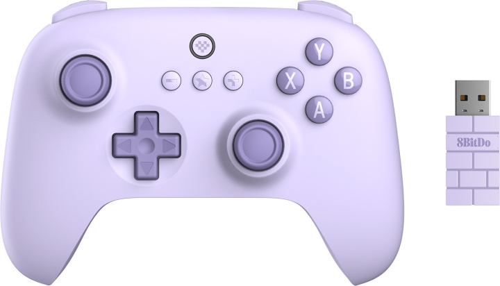 8BitDo Ultimate C 2.4G Wireless Game Controller, Purple, Windows / Android in de groep COMPUTERS & RANDAPPARATUUR / GAMING / Gaming accessoires bij TP E-commerce Nordic AB (C33513)