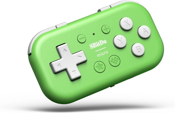 8BitDo Micro Bluetooth Gamepad, Green, Switch / Android / Raspberry Pi in de groep HOME ELECTRONICS / Spelconsoles en accessoires / Nintendo Switch / Accessoires bij TP E-commerce Nordic AB (C33524)