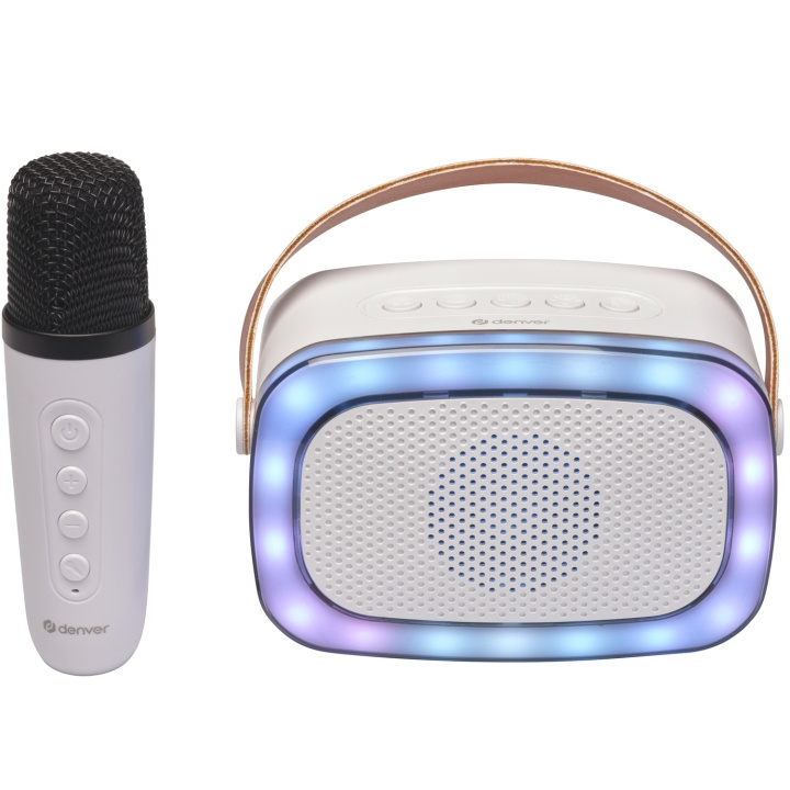 DENVER BTM-610 BT-högtalare med mikrofon och karaoke-funktion in de groep HOME ELECTRONICS / Audio & Beeld / Luidsprekers & accessoires / Bluetooth-luidsprekers / Draagbare luidsprekers bij TP E-commerce Nordic AB (C33720)