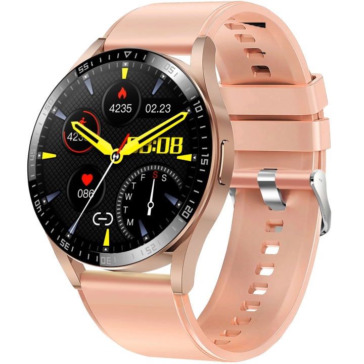 DENVER SWC-372 Smart Watch Rosa in de groep SPORT, VRIJE TIJD & HOBBY / Smartwatch & Activiteitsmeters / Smartwatches bij TP E-commerce Nordic AB (C33724)