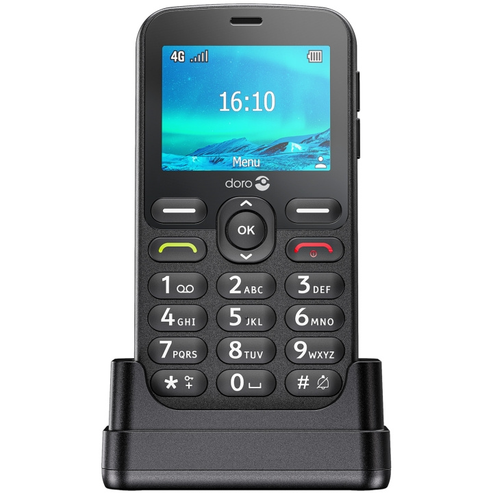 DORO 1881 4G Svart in de groep SMARTPHONE & TABLETS / Mobiele telefoons & smartphones bij TP E-commerce Nordic AB (C33727)