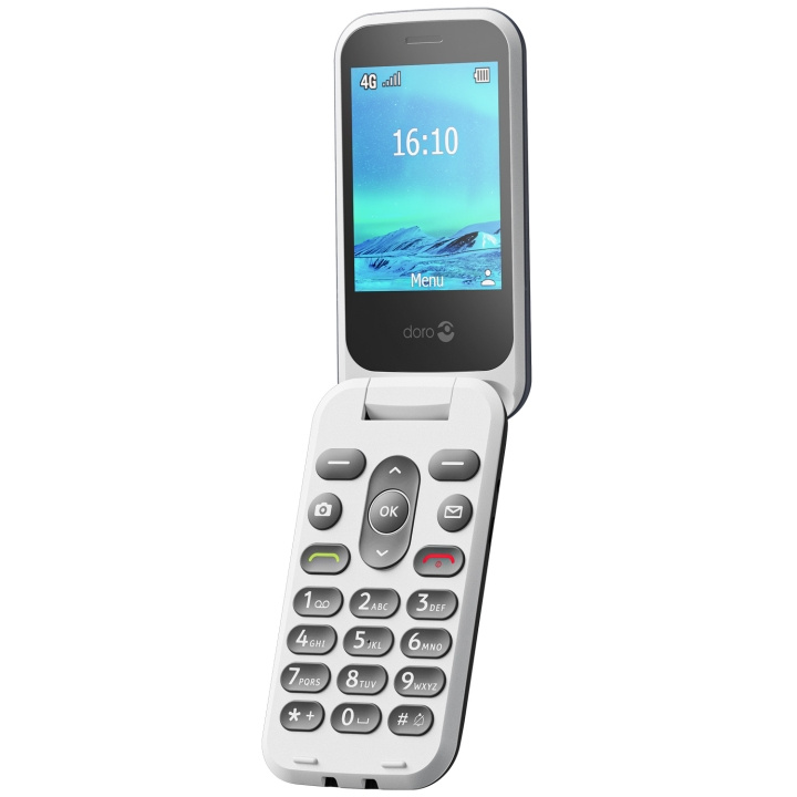 DORO 2821 4G Blå in de groep SMARTPHONE & TABLETS / Mobiele telefoons & smartphones bij TP E-commerce Nordic AB (C33729)