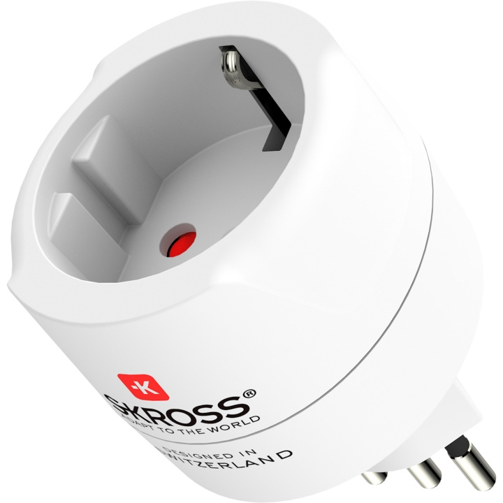 SKROSS El-Adapter Europa -> Schweiz, Italien & Brasilien in de groep HUISHOUDEN & TUIN / Elektriciteit & Verlichting / Reisadapters bij TP E-commerce Nordic AB (C33815)