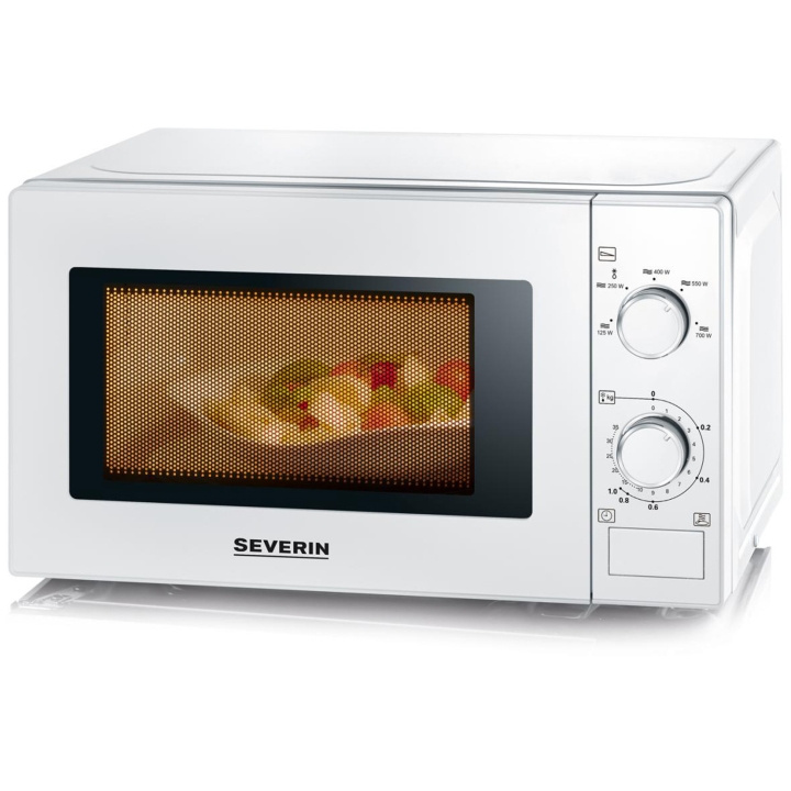 Severin Mikrovågsugn 700W 20 liter MW7770 Vit Mekanisk, Fyndvara in de groep HUISHOUDEN & TUIN / Huishoudelijke apparaten / Magnetrons bij TP E-commerce Nordic AB (C33827D)