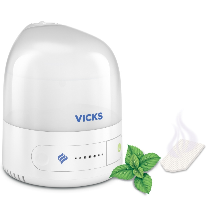 Vicks Luftfuktare Ultrasonic-Cool Mist VUL510E4 in de groep HUISHOUDEN & TUIN / Ventilatoren & Klimaatproducten / Luchtbevochtigers bij TP E-commerce Nordic AB (C33891)