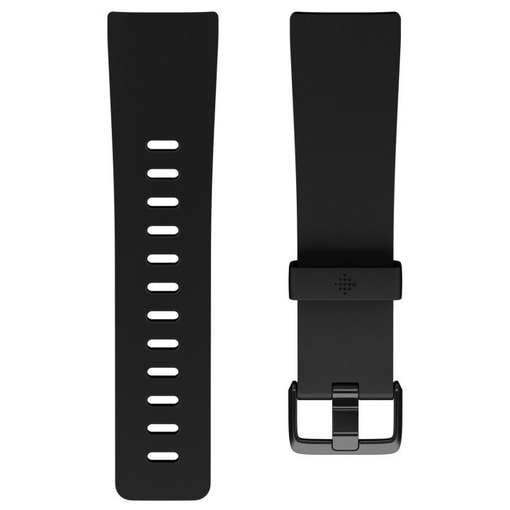 Fitbit Versa/Versa 2 Armband Black (L) in de groep SPORT, VRIJE TIJD & HOBBY / Smartwatch & Activiteitsmeters / Activiteitsarmbanden bij TP E-commerce Nordic AB (C33898)