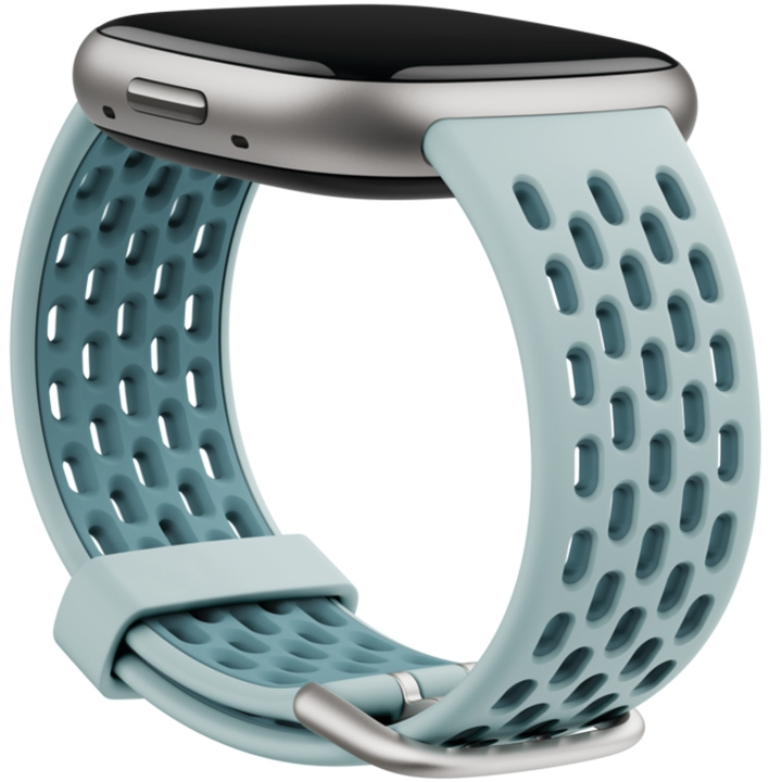 Fitbit Versa 3/4,Sense/2 Sportband Sea Blue/Ocean S in de groep SPORT, VRIJE TIJD & HOBBY / Smartwatch & Activiteitsmeters / Accessoires bij TP E-commerce Nordic AB (C33902)