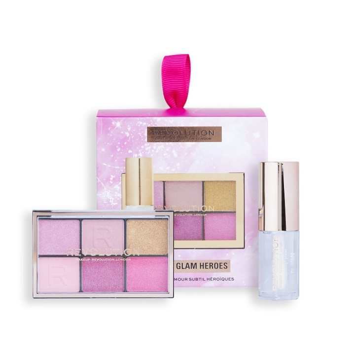 Makeup Revolution Mini Soft Glam Heroes Gift Set in de groep BEAUTY & HEALTH / Cadeausets / Cadeausets voor haar bij TP E-commerce Nordic AB (C33936)