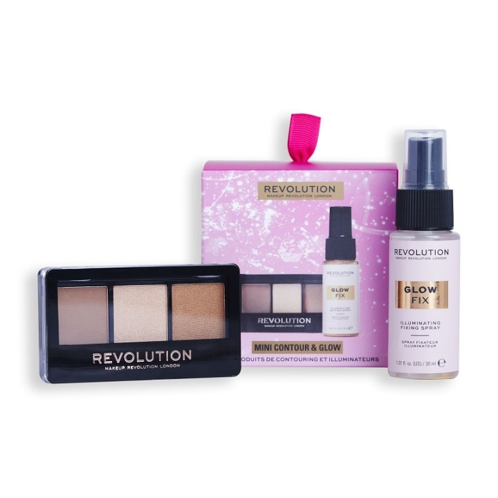 Makeup Revolution Mini Contour and Glow Gift Set in de groep BEAUTY & HEALTH / Cadeausets / Cadeausets voor haar bij TP E-commerce Nordic AB (C33937)