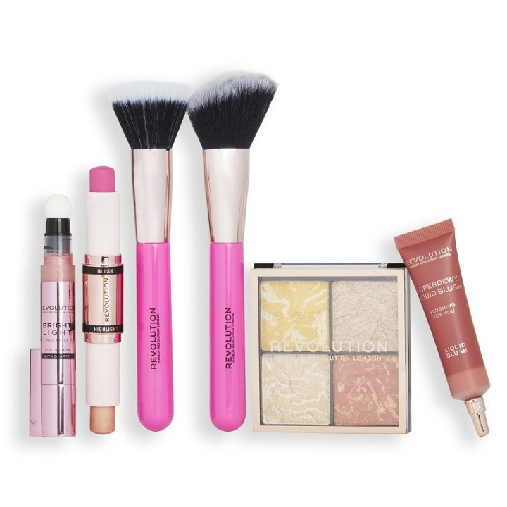 Makeup Revolution Blush & Glow Gift Set in de groep BEAUTY & HEALTH / Cadeausets / Cadeausets voor haar bij TP E-commerce Nordic AB (C33939)