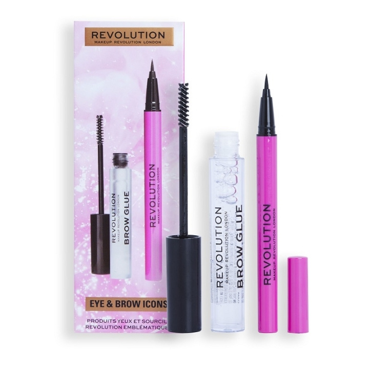 Makeup Revolution Eye & Brow Icons Gift Set in de groep BEAUTY & HEALTH / Cadeausets / Cadeausets voor haar bij TP E-commerce Nordic AB (C33943)