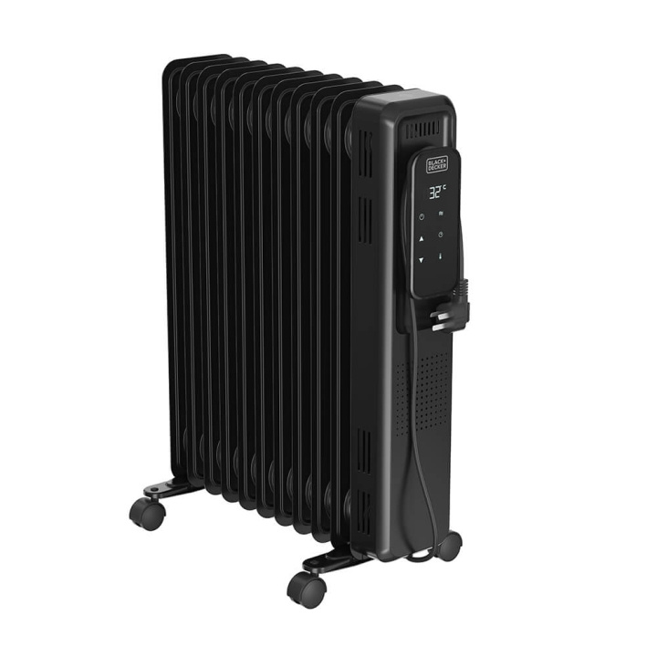 BLACK+DECKER Oljefyllt element 2500W Svart in de groep HUISHOUDEN & TUIN / Ventilatoren & Klimaatproducten / Radiatoren bij TP E-commerce Nordic AB (C34651)