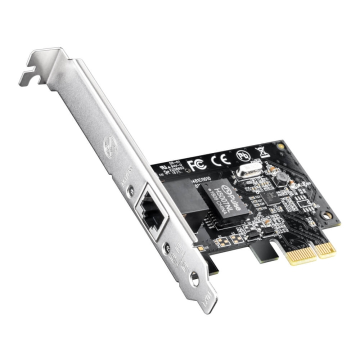 Cudy Adapter PCI-E PE10 Gigabit 1P Low Profile in de groep COMPUTERS & RANDAPPARATUUR / Netwerk / Netwerkkaarten / PCI Express bij TP E-commerce Nordic AB (C34678)