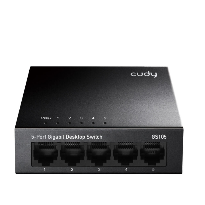 Cudy Switch GS105 5-port Gigabit in de groep COMPUTERS & RANDAPPARATUUR / Netwerk / Schakelaars bij TP E-commerce Nordic AB (C34680)