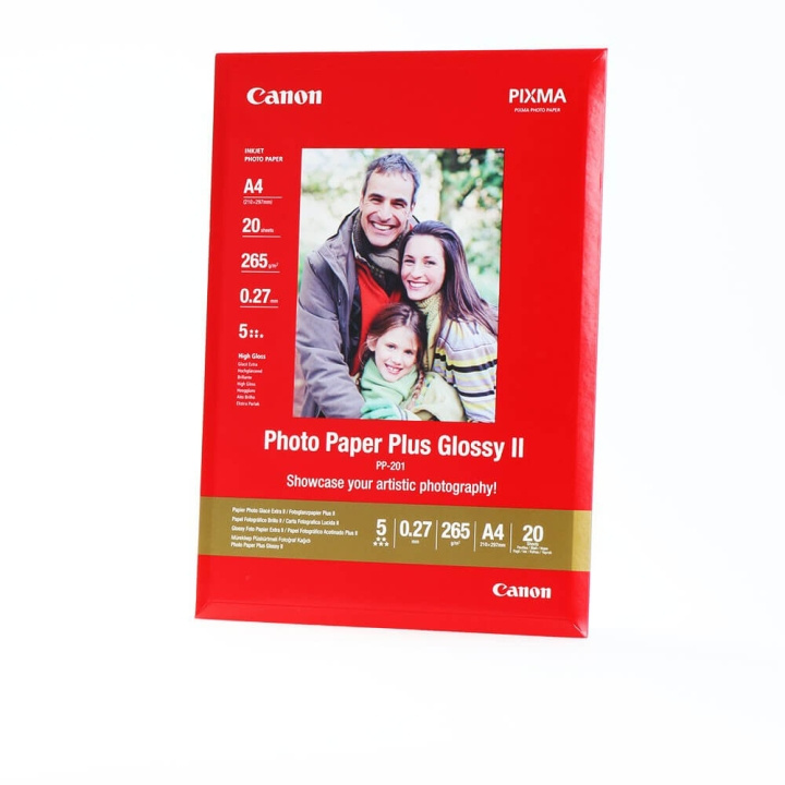 Canon Papper 2311B019 PP-201 A4 Glossy in de groep HUISHOUDEN & TUIN / Kantoormateriaal / Papier & Blokken bij TP E-commerce Nordic AB (C34806)