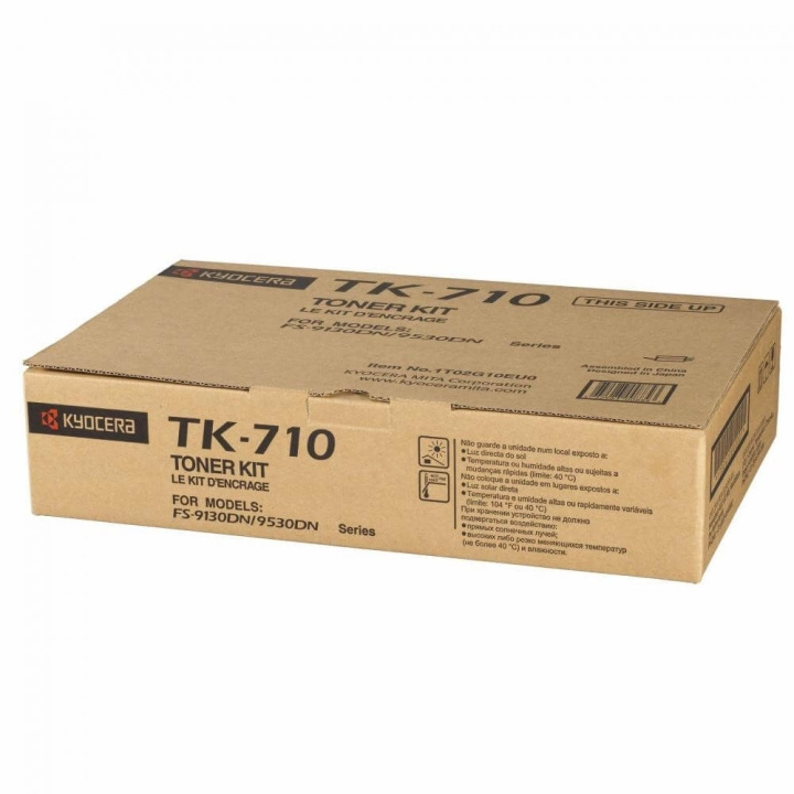 Kyocera Toner 1T02G10EU0 TK-710 Svart in de groep COMPUTERS & RANDAPPARATUUR / Printers & Accessoires / Inkt & Toner / Toner / Kyocera bij TP E-commerce Nordic AB (C34820)