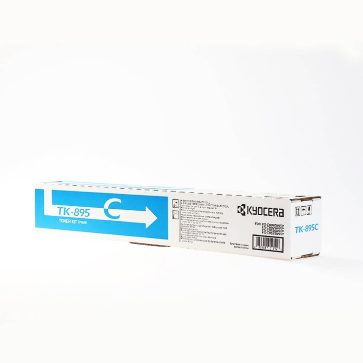 Kyocera Toner 1T02K0CNL0 TK-895 Cyan in de groep COMPUTERS & RANDAPPARATUUR / Printers & Accessoires / Inkt & Toner / Toner / Kyocera bij TP E-commerce Nordic AB (C34833)