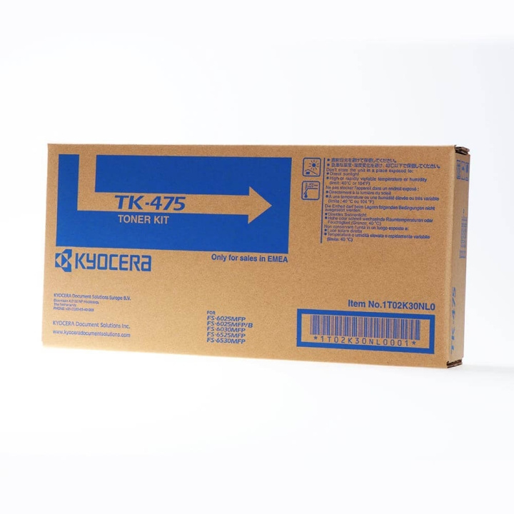 Kyocera Toner 1T02K30NL0 TK-475 Svart in de groep COMPUTERS & RANDAPPARATUUR / Printers & Accessoires / Inkt & Toner / Toner / Kyocera bij TP E-commerce Nordic AB (C34834)