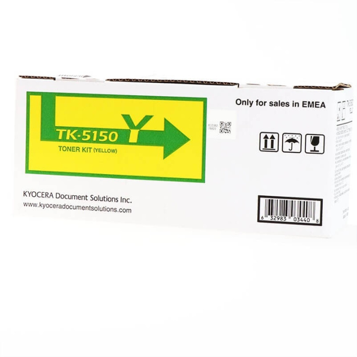 Kyocera Toner 1T02NSANL0 TK-5150 Gul in de groep COMPUTERS & RANDAPPARATUUR / Printers & Accessoires / Inkt & Toner / Toner / Kyocera bij TP E-commerce Nordic AB (C34864)