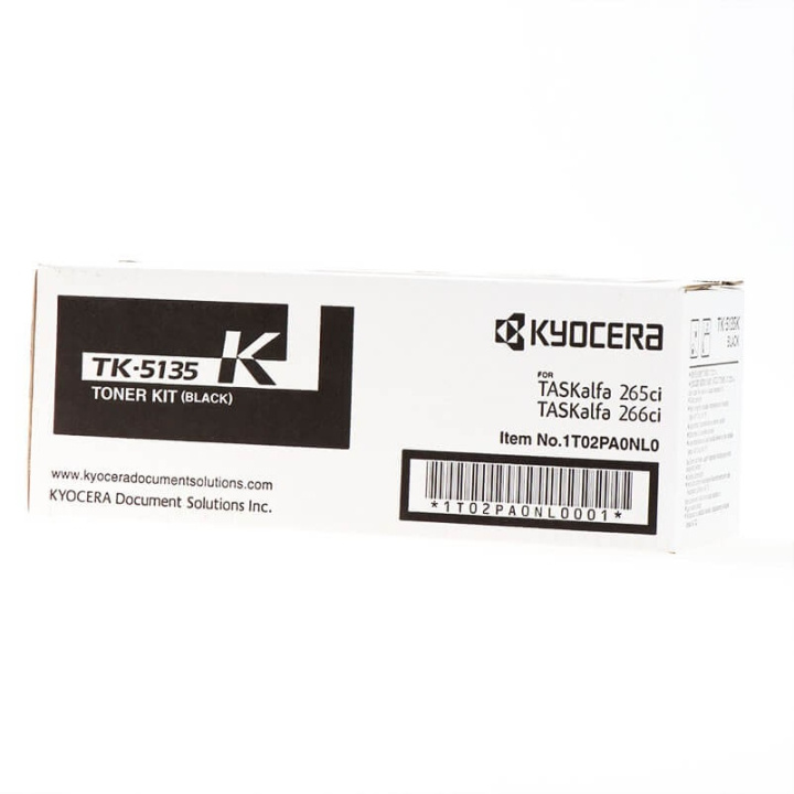 Kyocera Toner 1T02PA0NL0 TK-5135 Svart in de groep COMPUTERS & RANDAPPARATUUR / Printers & Accessoires / Inkt & Toner / Toner / Kyocera bij TP E-commerce Nordic AB (C34878)