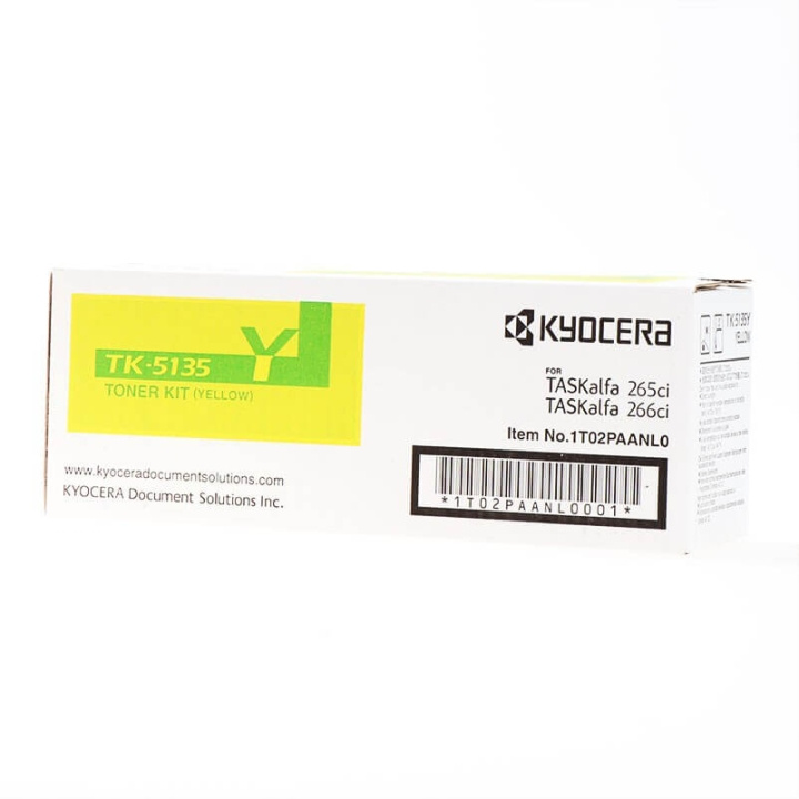 Kyocera Toner 1T02PAANL0 TK-5135 Gul in de groep COMPUTERS & RANDAPPARATUUR / Printers & Accessoires / Inkt & Toner / Toner / Kyocera bij TP E-commerce Nordic AB (C34879)