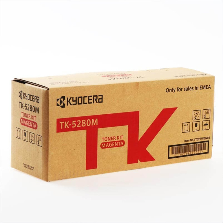 Kyocera Toner 1T02TWBNL0 TK-5280 Magenta in de groep COMPUTERS & RANDAPPARATUUR / Printers & Accessoires / Inkt & Toner / Toner / Kyocera bij TP E-commerce Nordic AB (C34901)