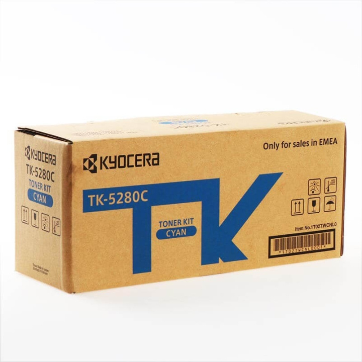 Kyocera Toner 1T02TWCNL0 TK-5280 Cyan in de groep COMPUTERS & RANDAPPARATUUR / Printers & Accessoires / Inkt & Toner / Toner / Kyocera bij TP E-commerce Nordic AB (C34902)