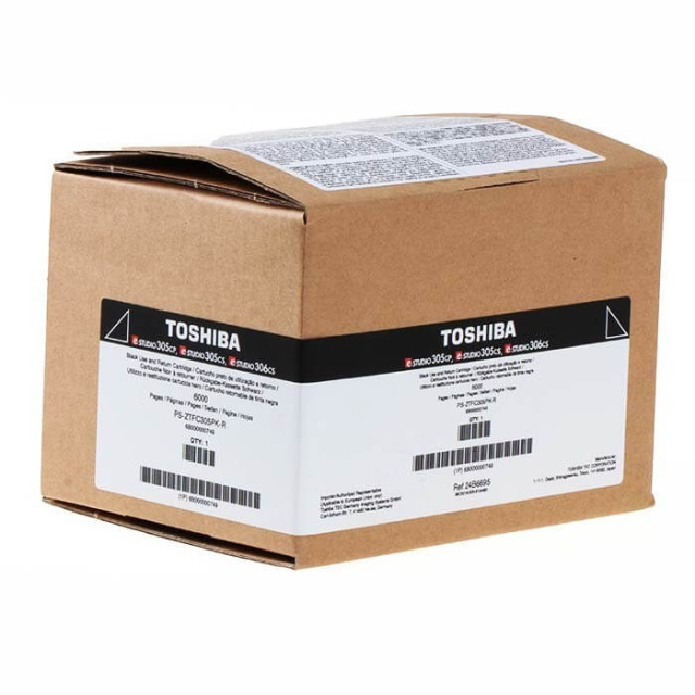 Toshiba Toner 6B000000748 T-305P-R Svart in de groep COMPUTERS & RANDAPPARATUUR / Printers & Accessoires / Inkt & Toner / Toner / Toshiba bij TP E-commerce Nordic AB (C35056)