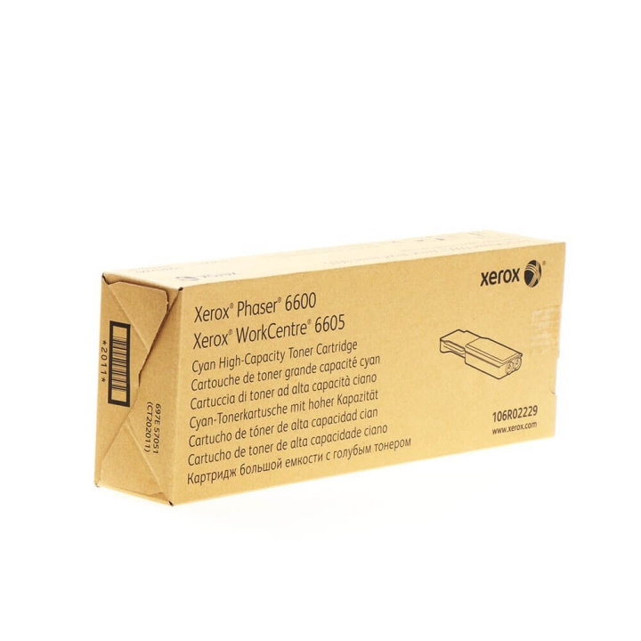 Xerox Toner 106R02229 Cyan Hög Kapacitet in de groep COMPUTERS & RANDAPPARATUUR / Printers & Accessoires / Inkt & Toner / Toner / Xerox bij TP E-commerce Nordic AB (C35101)