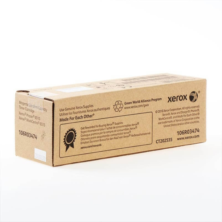 Xerox Toner 106R03474 Magenta in de groep COMPUTERS & RANDAPPARATUUR / Printers & Accessoires / Inkt & Toner / Toner / Xerox bij TP E-commerce Nordic AB (C35122)