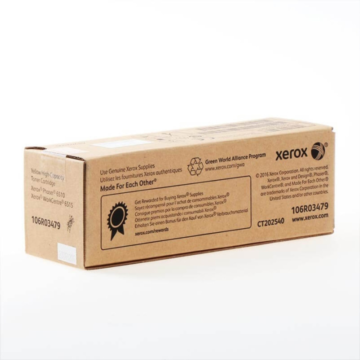 Xerox Toner 106R03479 Gul Hög Kapacitet in de groep COMPUTERS & RANDAPPARATUUR / Printers & Accessoires / Inkt & Toner / Toner / Xerox bij TP E-commerce Nordic AB (C35127)