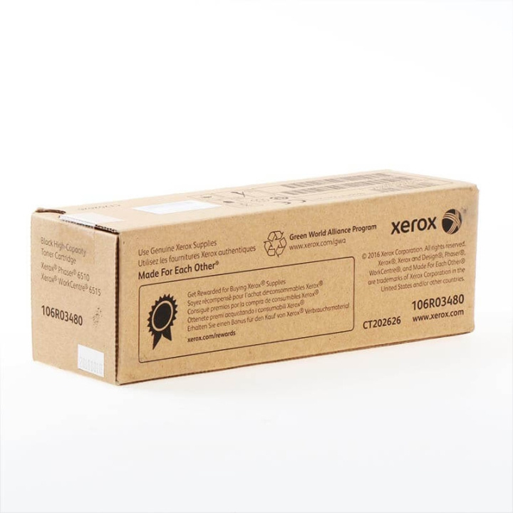 Xerox Toner 106R03480 Svart Hög Kapacitet in de groep COMPUTERS & RANDAPPARATUUR / Printers & Accessoires / Inkt & Toner / Toner / Xerox bij TP E-commerce Nordic AB (C35128)