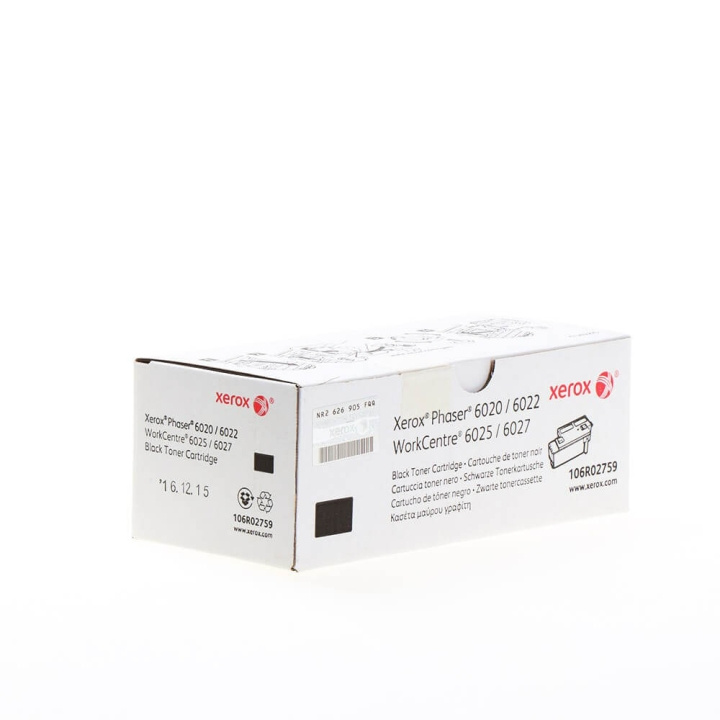 Xerox Toner 106R02759 Svart in de groep COMPUTERS & RANDAPPARATUUR / Printers & Accessoires / Inkt & Toner / Toner / Xerox bij TP E-commerce Nordic AB (C35165)