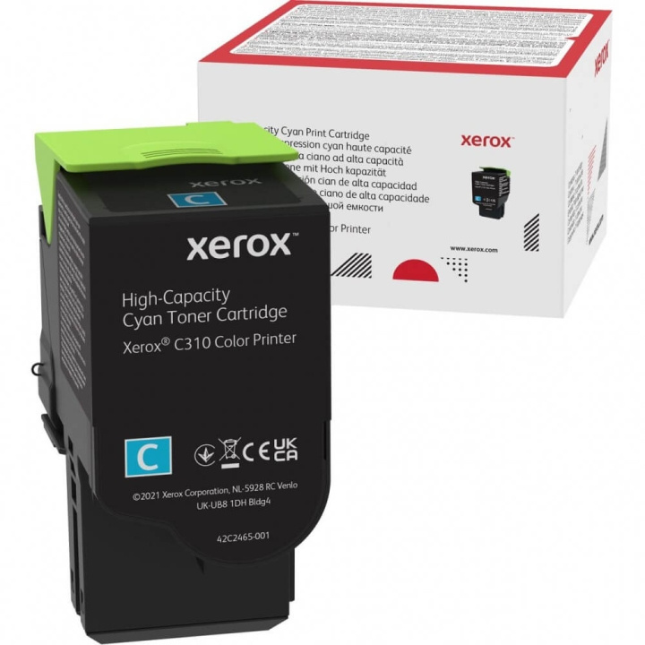 Xerox Toner 006R04365 Cyan Hög Kapacitet in de groep COMPUTERS & RANDAPPARATUUR / Printers & Accessoires / Inkt & Toner / Toner / Xerox bij TP E-commerce Nordic AB (C35183)